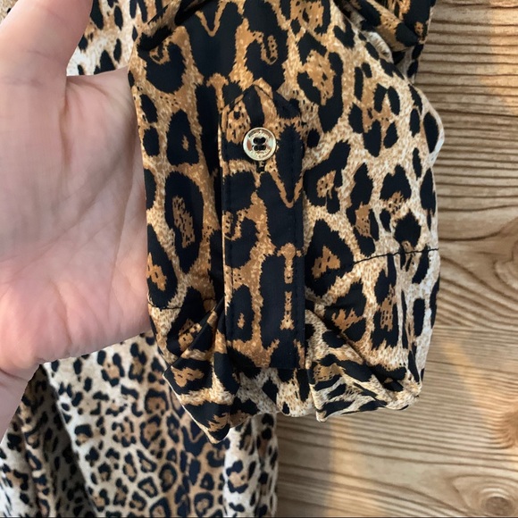 NYGARD LEOPARD CHEETAH TUNIC WILD ANIMAL PRINT LP - Picture 5 of 11